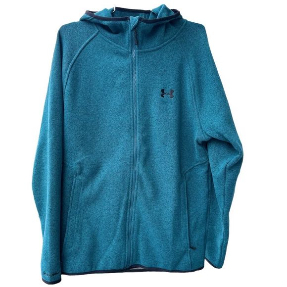 Under Armour Men’s Cold Gear Zip Hoodie Jacket - Picture 1 of 7